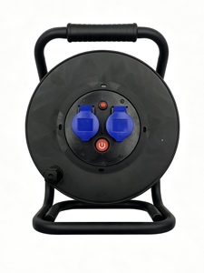 <span class=keywords><strong>สาย</strong></span>พ่วงอุตสาหกรรม CE GS 50 เมตร แบบม้วนเก็บได้ IP44 กันน้ำ <span class=keywords><strong>สาย</strong></span>ไฟ 3G1.5mm² H05VV-F พร้อมเครื่องหมาย Intertek S - Product Image 1