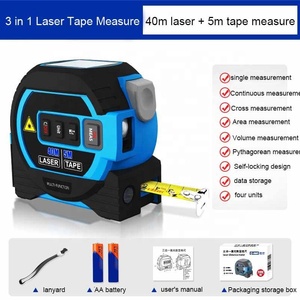 Bán buôn probon 3 trong 1 thông minh hiển thị kỹ thuật số thông minh thép đo băng 40m Laser khác nhau, Băng biện pháp - Product Image 6