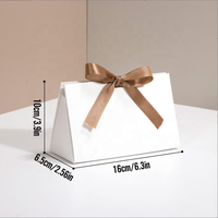 CSMD Chinese Manufacturers White Favors Verpackung Wir können persönliche Logo Cone Custom Black Cardboard Hochzeits geschenk boxen für Gäste