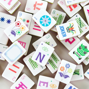 Custom Cute Modern Acrylic Mahjong Set 4 Player <b>Foldable</b> Eco Friendly <b>Table</b> Game - Product Image 4