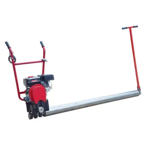 Concrete Floor Leveling Machine Gasoline Power Road Driving Concrete Vibratory Truss Laser Screed Pavement Leveler Screed Tools