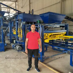 HF QT6-15 Automatic Host Sale Brick Making Machinery In Dominican Republic