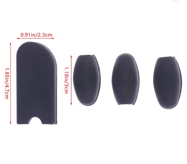 4pcs/set Saxophone Finger Rest Saxophone Thumb Rest Cushion Palm Key Silicone Finger Protector for Alto Tenor Soprano Saxophone