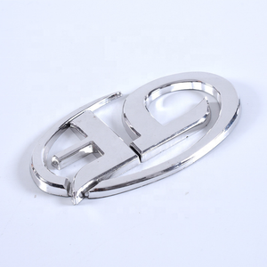 Insignias <span class=keywords><strong>de</strong></span> coche deportivo con letras cromadas, recorte <span class=keywords><strong>de</strong></span> metal, tuerca <span class=keywords><strong>de</strong></span> tornillo - Product Image 2