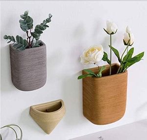 Jardinières murales géométriques en résine Décoration intérieure Ins Fashion Style Suspension murale Pots de fleurs - Product Image 4