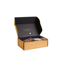 HENGXING – boîte d'emballage cadeau en carton ondulé avec logo personnalisé, petit, blanc, noir, rose, kraft, emballage en carton, boîte d'expédition