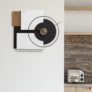 Wall <b>Clock</b> Irregular Shape Oversized <b>Battery</b> Powered Living Room Modern Design - Product Image 4