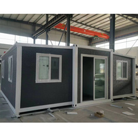 Maison en conteneur extensible de 20 pieds en Australie avec 2 chambres à coucher Maison en conteneur extensible de 40 pieds avec panneau sandwich