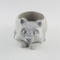 Pot de fleur animal d'intérieur écologique Conception classique en ciment pour le sol pour une décoration intérieure de style classique
