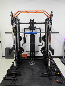 Máquina de Entrenamiento Multifuncional Comercial, Máquina Smith con Sistema de Cables Cruzados Dobles, Estación de Gimnasio en Casa, Equipo de Ejercicio Físico - Product Image 6