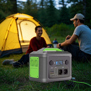 Station d'alimentation portable solaire Grandtech Bank avec écran LED 1200W 1000Wh 500W, batterie LiFePO4 pour la maison, l'extérieur et la voiture - Product Image 2