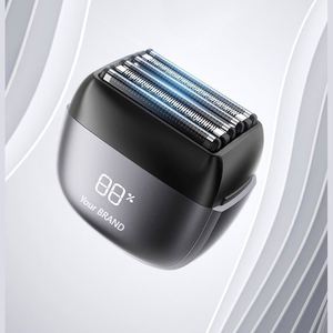 Mini Afeitadora Eléctrica para Cara y Cuerpo, Resistente al Agua IPX7, Inalámbrica con Cable USB Tipo C, 6 Cuchillas, Succión Magnética, Compatible con el Idioma Alemán - Product Image 1