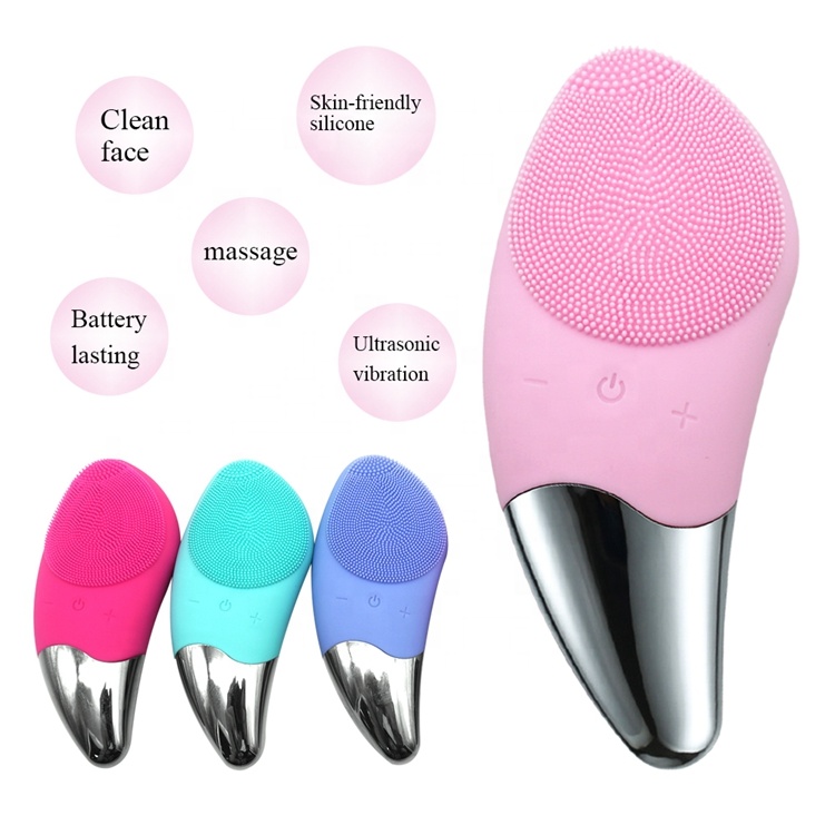 Высококачественная щетка для лица Sonic Silicone Очищающая щетка для лица для глубокой очистки