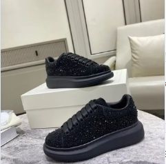 Scarpe da passeggio bianche di design di lusso da uomo e <span class=keywords><strong>donna</strong></span> con plateau MC nere bianche - Product Image 3