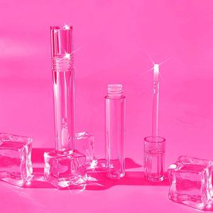 Tubes d'huile à lèvres transparents 4ml, tubes de gloss à lèvres uniques 5ml, contenants transparents pour gloss à lèvres, tubes de gloss à lèvres avec logo personnalisé - Product Image 1