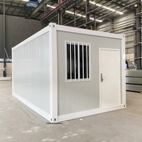 Maison préfabriquée extensible de 10 pieds/20 pieds, villa moderne de luxe, maison conteneur avec design intérieur entièrement meublé