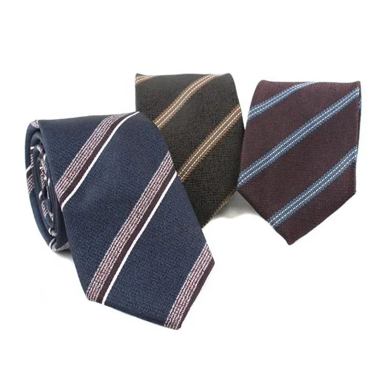 china wholesale mens stripe style gravatas necktie for business party