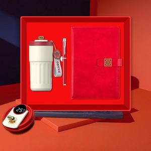 Enterprise Business <b>Gift</b> <b>Box</b> Set 3-in-1 Temperature Display Coffee Cup + Pen + A5 Notebook UV Printed Luxury <b>Gift</b> - Product Image 4