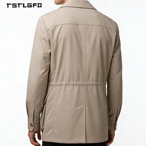 Chaqueta Safari de Lona de Alta Calidad con Múltiples Bolsillos, Logotipo Personalizado, Suministro OEM, Diseño Deportivo de Moda para Exteriores, Caza - Product Image 4