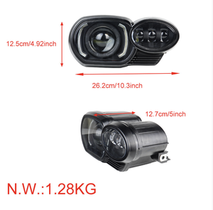 Phare avant de moto LED <span class=keywords><strong>K1200R</strong></span> pour <span class=keywords><strong>BMW</strong></span> K1300R <span class=keywords><strong>2010</strong></span> Remplacement blanc naturel - Product Image 5