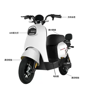 Портативный перезаряжаемый электрический скутер со съемным источником питания высокого качества китайский дешевый Электрический велосипед