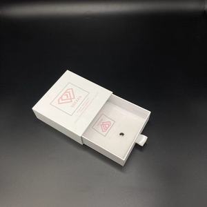 Biểu Tượng Tùy Chỉnh Sang Trọng Các Tông Đồ Trang Sức Bao Bì Hộp Nhỏ In Màu Trắng Ngăn Kéo Với Trượt Nông Thẻ Tái Chế Giấy Nghệ Thuật - Product Image 3