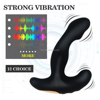 SacKnove Stimulateur masculin 12 vitesses Vibrateur en silicone Prise électrique Stimulateur masseur Prostata Anal pour homme Sex Toys
