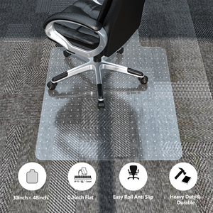 Tapis de chaise transparent en PET pour tapis de <span class=keywords><strong>protection</strong></span> de la maison et du bureau, tapis carré en plastique, tapis de chaise de bureau pour tapis - Product Image 3