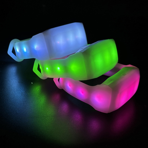 Patentiertes Armband mit 11 LED-Perlen, fernsteuerbar, aus Silikon, als Star-Requisit, DMX-fähiges Leuchtarmband für Werbe- und Geschäftsgeschenke - Product Image 4