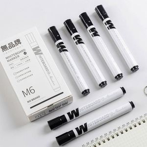 Marcadores Negros de Borrado en Seco, Bajo Olor, Ideales para Escribir en Pizarras Blancas, Vidrio, Material Escolar y de Oficina - Product Image 2