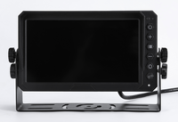 JPM-07E Monitor de 7 Pulgadas 9-36V para Camiones, Caravanas, Autobuses y Autocaravanas, Cámara de Visión Trasera Dual para Estacionamiento