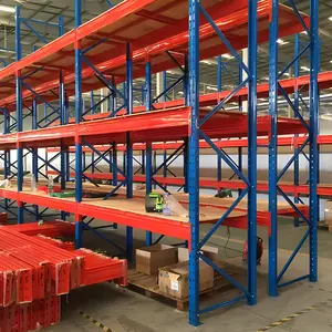 500KG 0.6mm Thickness Plate Durable Detachable Shelf Package 0.5Ton Capacity Warehouse Display Storage Racks Shelving Units