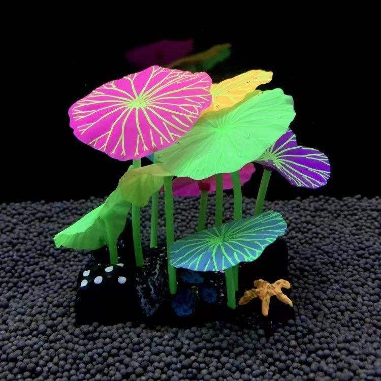 ใบบัวสีสันสดใส 9 ชิ้น