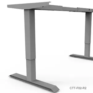 고품질 공간 절약 현대 전기 작풍 고도 조정가능한 서 있는 테이블은 서 있는 책상에 앉습니다