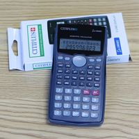 Calculatrice scientifique FX-100MS au prix d'usine, calculatrice de test personnalisée, calculatrice scientifique pour les étudiants, fournitures scolaires, batterie