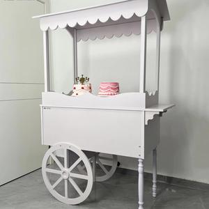 Carro Decorativo de Caramelos de 4 Ruedas, Versátil y de Primera Calidad, <span class=keywords><strong>para</strong></span> Bodas, Despedidas de Soltera, Entradas de Recepción - Product Image 4