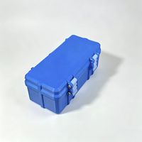 Boîte de rangement en plastique PETG imprimée en 3D, qualité alimentaire, dégradé de couleurs, 14 compartiments, étui de voyage pour la protection des échantillons en flacon