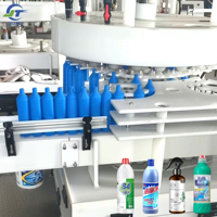 Machine de remplissage rotative entièrement automatique pour liquides chimiques acides, 24 têtes, pour bouteilles en plastique, nettoyant pour cuvettes de toilettes, anti-corrosion