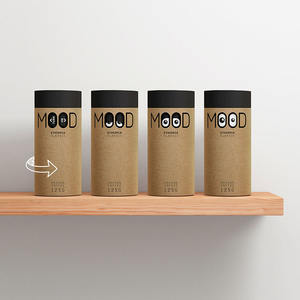 Empaquetado de Tubos de Papel Kraft Reciclado Ecológico de Diseño Personalizado, Caja de Cartón para Alimentos, Grado Alimenticio para Café y Azúcar - Product Image 1