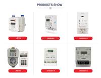 Meter Listrik Elektronik Fasa Tunggal Prepaid Keypad Anti-tamper Multi Tarif Cerdas IP54 Terbaik dengan Batas Daya ISO9001