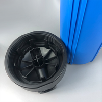 Boîtier de filtre à eau bleu mince à 4 étages de 20 pouces, système de purification d'eau quadruple pour filtre à eau RO résidentiel