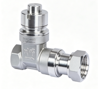 Vanne à opercule en laiton, télescopique, raccord fileté, commande manuelle, pour système d'alimentation en eau, PN16, OEM1/2in-1in