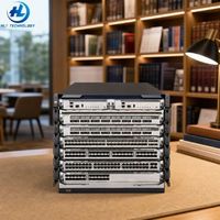 Chasis de Conmutador Modular Multiservicio S10504 con 4 Ranuras de Servicio, Unidad de Conmutador Agregado de Capa 3 Administrado de Alta Densidad