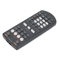 Télécommande infrarouge en plastique ABS noir RAV28 pour amplificateur domestique YMH, récepteur AV, code fixe, portée personnalisable 8-12m, 2 piles AAA