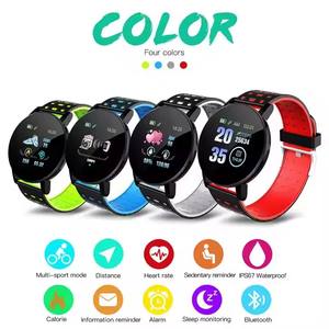 Günstiger Preis Großhandel 119Plus Smart Watch Herren Touchscreen Wasserdicht Sport Herzfrequenz Fitness Tracker für Android - Product Image 5