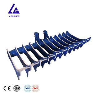 Râteau d'excavatrice 1200 mm 1400 mm pour l'élimination des arbres et des broussailles, idéal pour l'entretien des voies de passage et les travaux de pépinière - Product Image 2