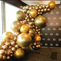 Großhandel Geburtstagsparty-Dekoration Latex-Ballons Dicke Chrom-Metallic-Globos 12 Zoll Metall-Chrom-Latex-Metallic-Ballon