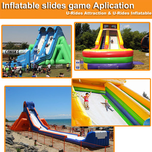 Castillo Inflable con <span class=keywords><strong>Tobogán</strong></span> Doble con Temática de Zoológico, con <span class=keywords><strong>Tobogán</strong></span> de Agua para Niños, para Parques Deportivos y Jardines, Material de PVC - Product Image 3