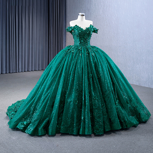 Green Sequins Beading Wedding <b>Dress</b> Off Shoulder Lace Applique 2023 Customize Women Party <b>Dresses</b> Rsm231051 - Product Image 5