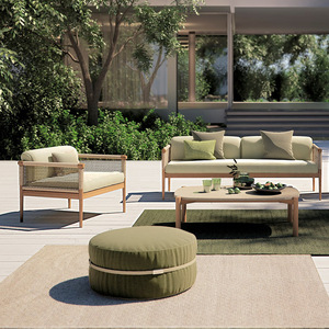 Hot Selling Garden Furniture Lounge Set Villa Leisure Pe <b>rattan</b> Aluminum Alloy <b>Sofa</b> <b>Outdoor</b> Lounge Sectional <b>Sofa</b> Furniture Set - Product Image 5